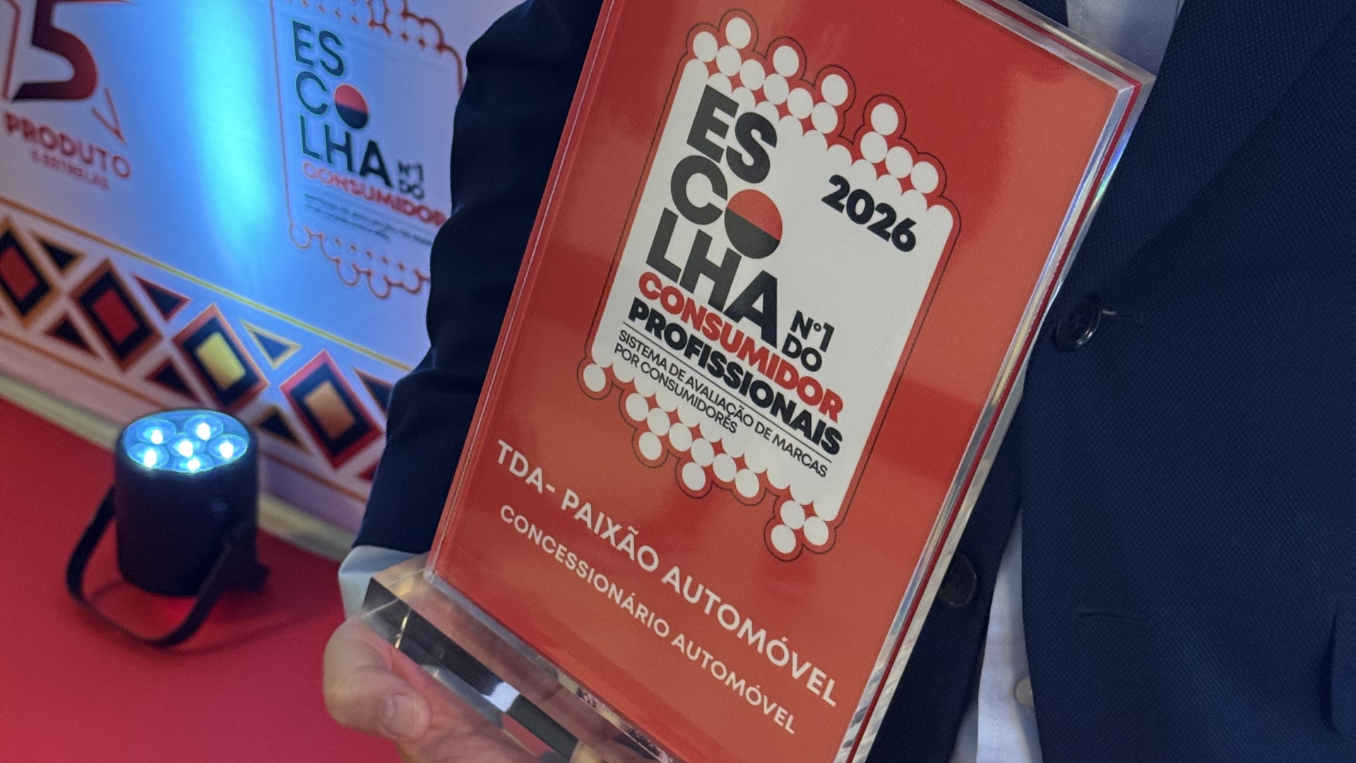 TDA – Paixão Automóvel recebe o Prémio Escolha do Consumidor 2026 na categoria Concessionário Automóvel em Angola