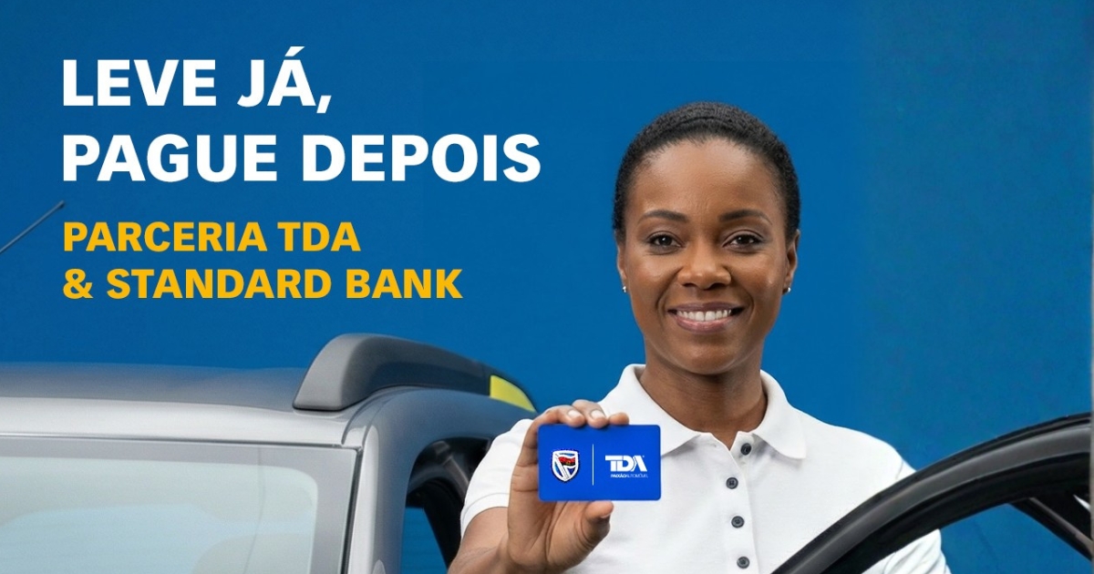 Campanha “Leve Já, Pague Depois” da TDA em parceria com o Standard Bank para financiamento automóvel em Angola